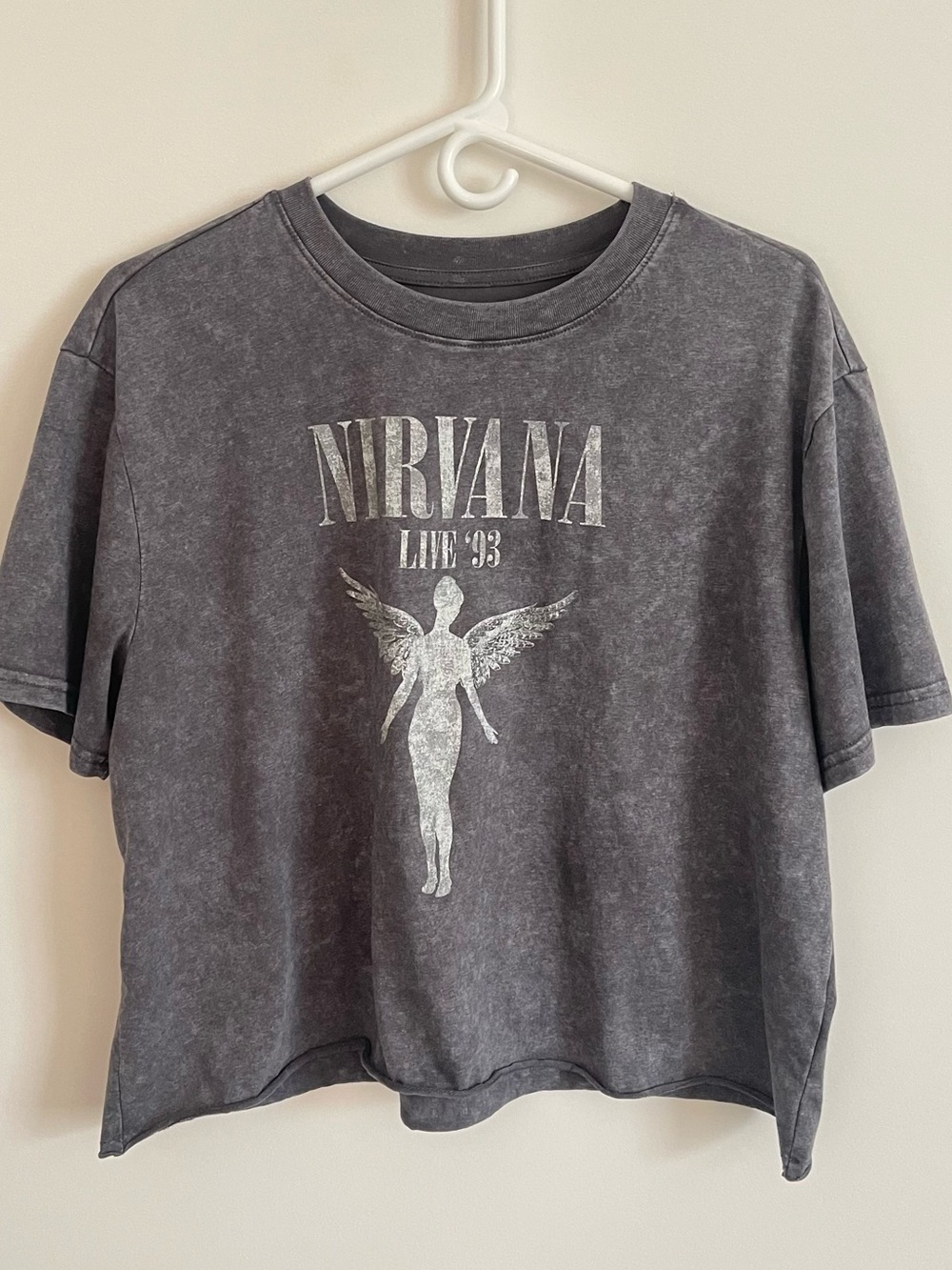 Nirvana Cropped Band Tee